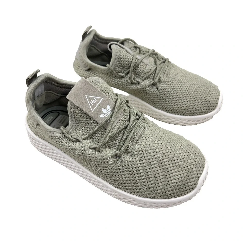 Adidas Originals HU Pharrell Williams Toddler US 8K Tan Beige Sneakers‎ Shoes